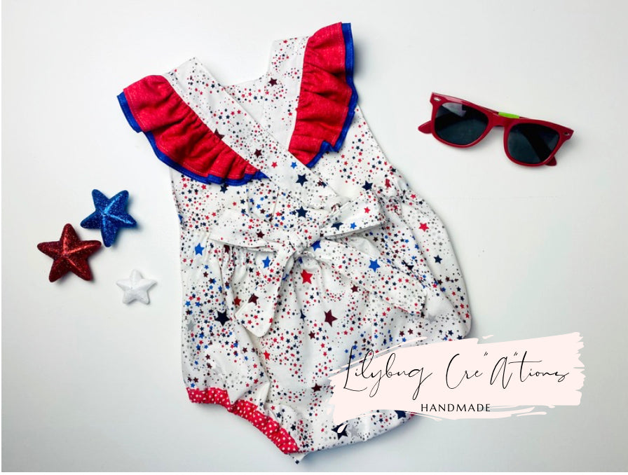 Patriotic sweets romper