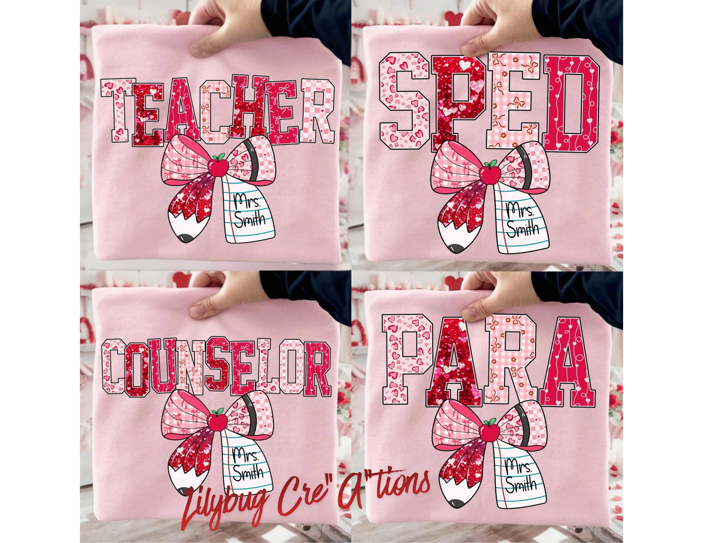 Educators Custom Valentine's Crewneck