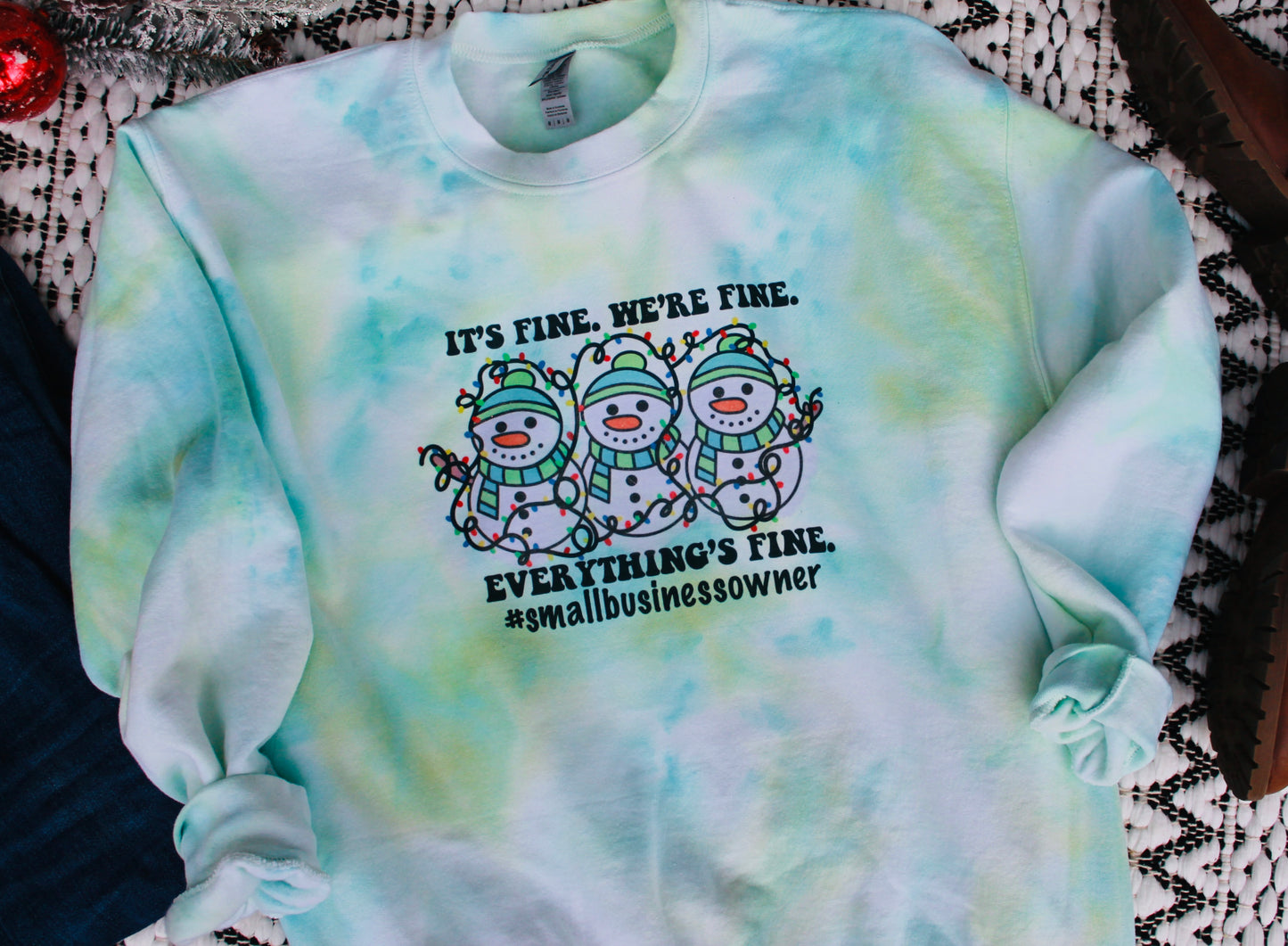 We're Fine everything is fine sweatshirt