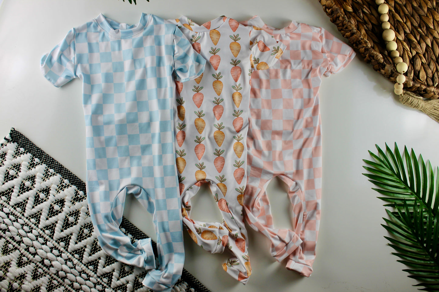 Spring Head First Rompers