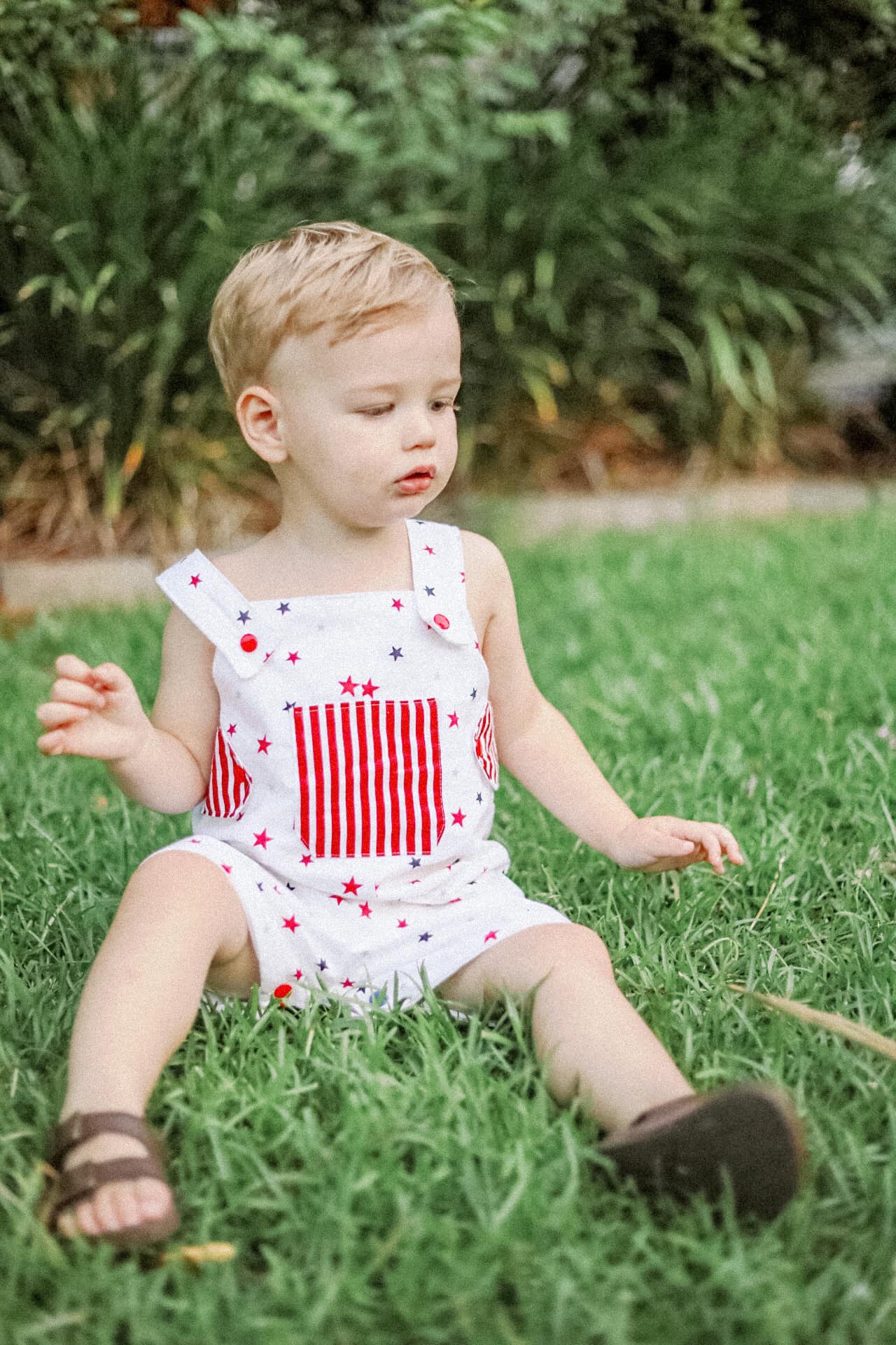 Patriotic shortalls "Last years Design"