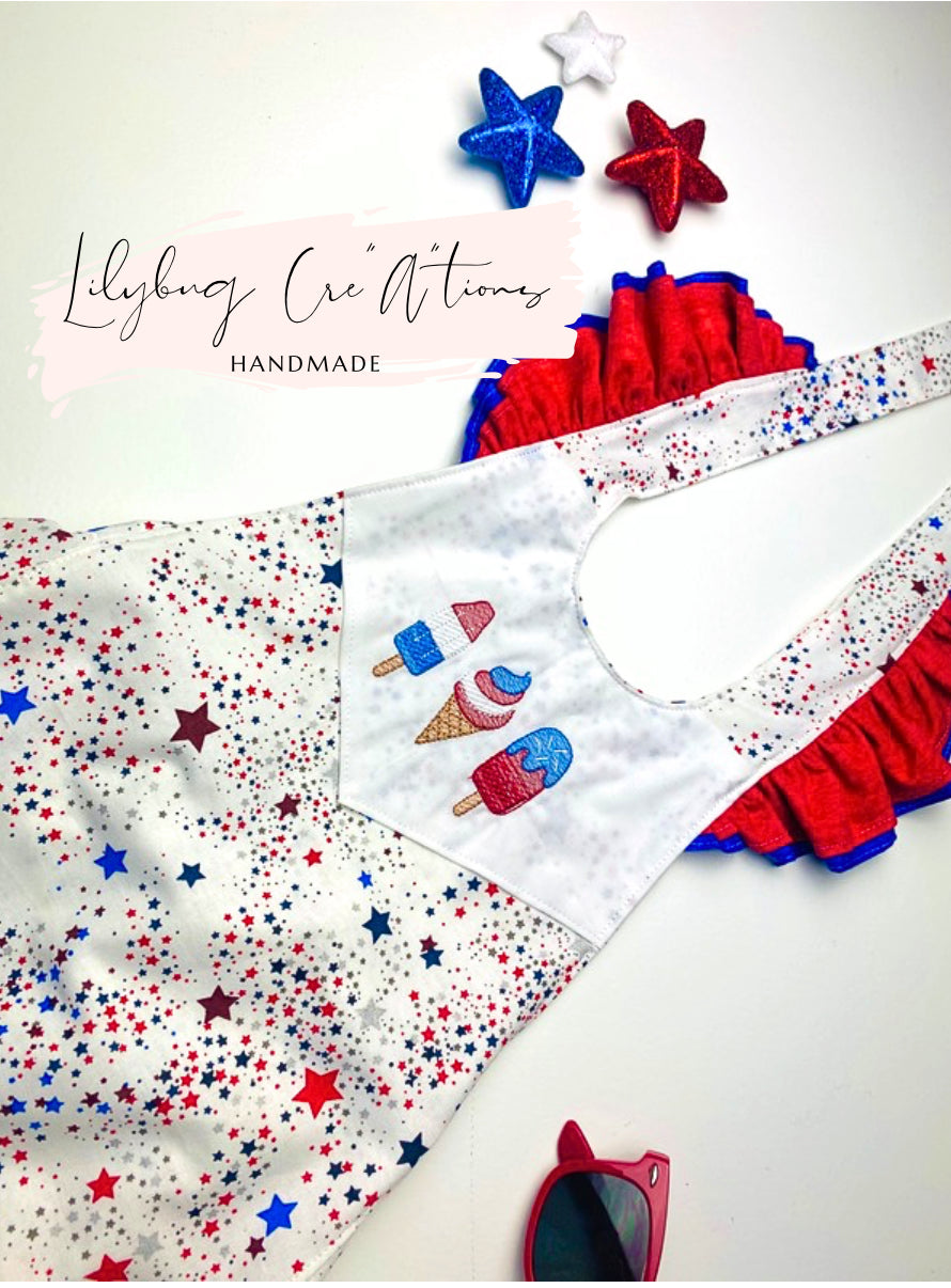 Patriotic sweets romper