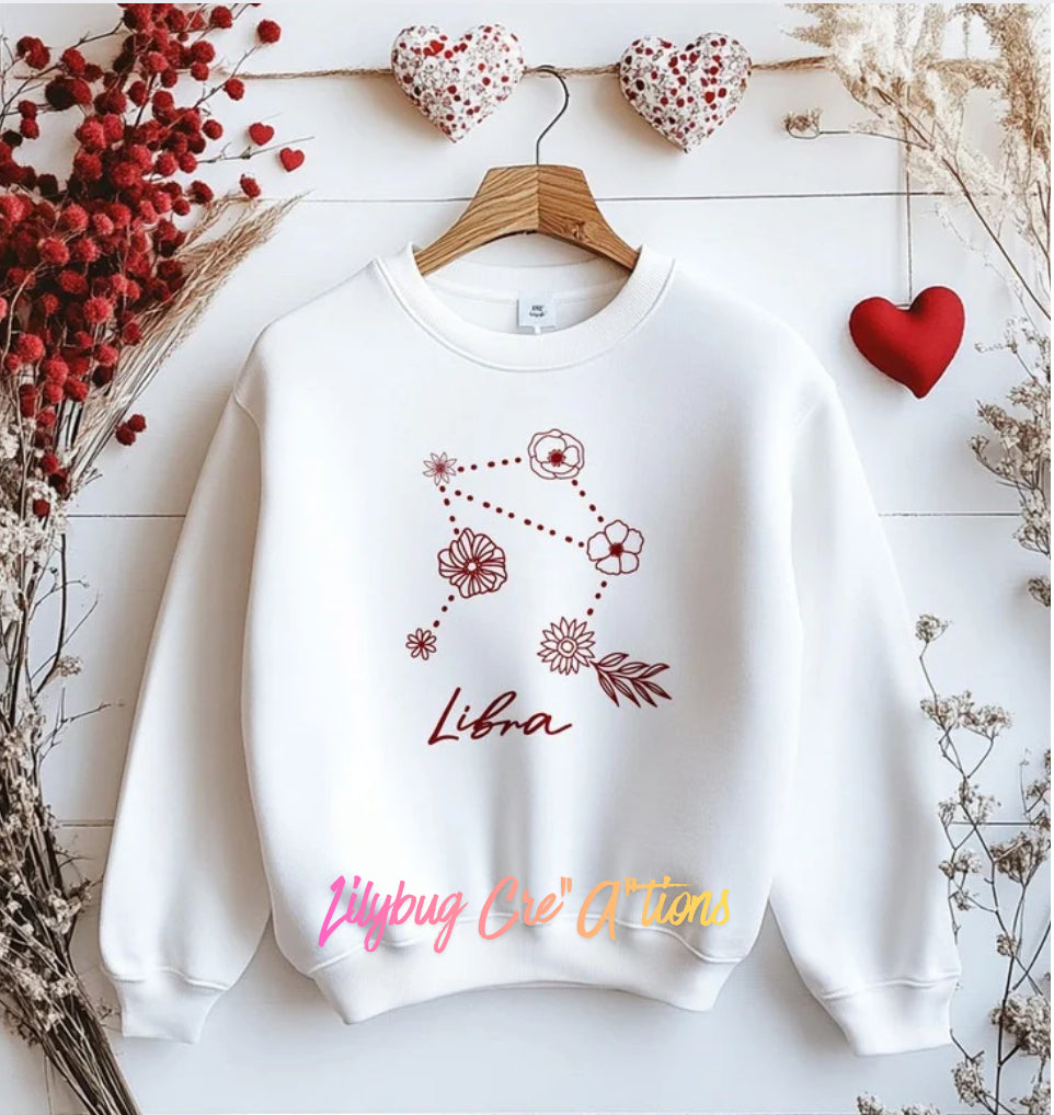 Floral Constellation embroidered shirt