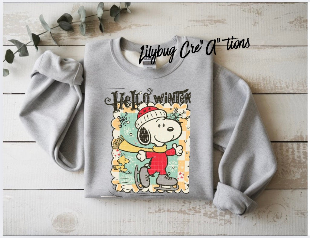 Hello Winter Snoopy