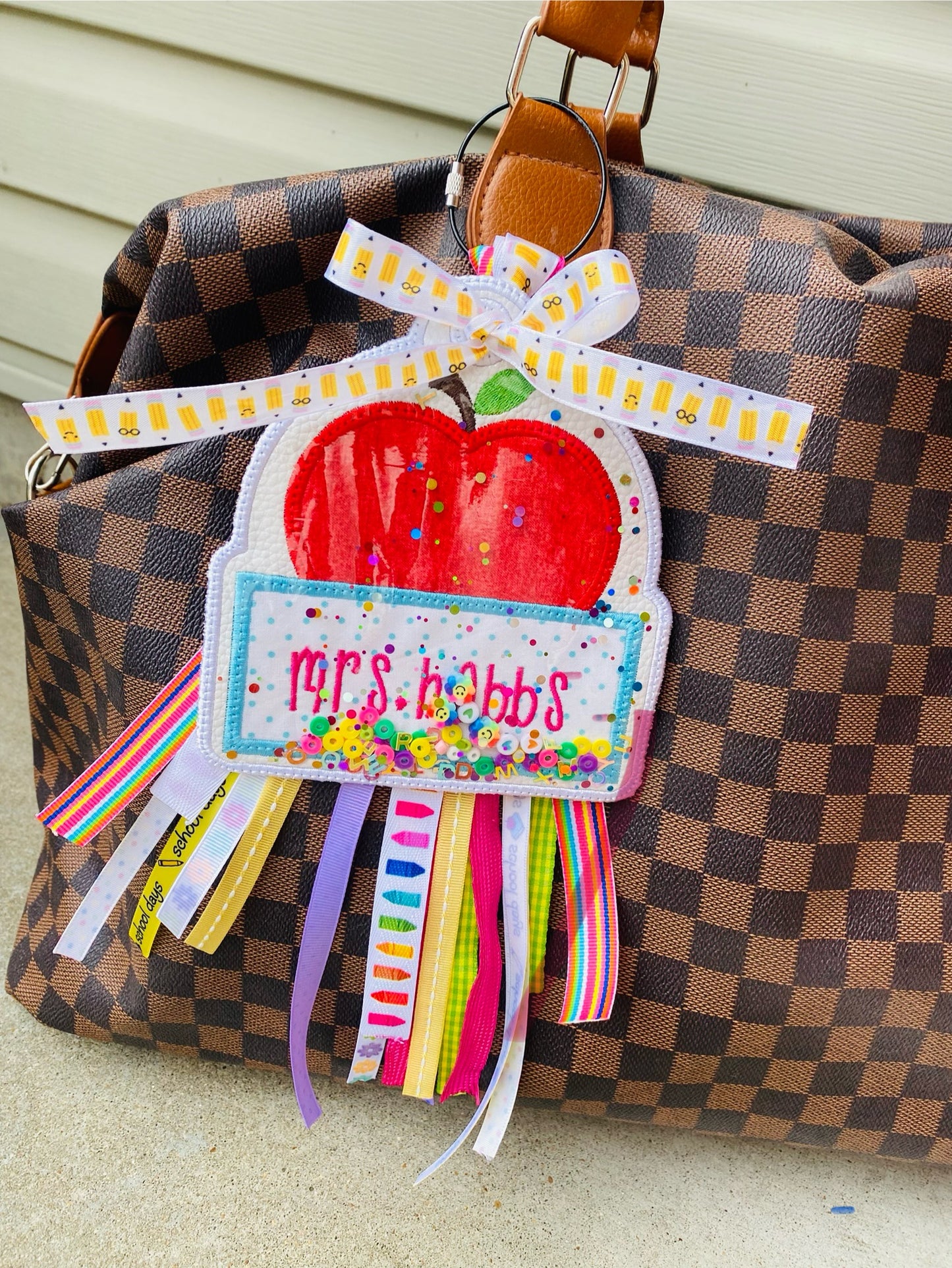 Personalized Teacher Bag tags