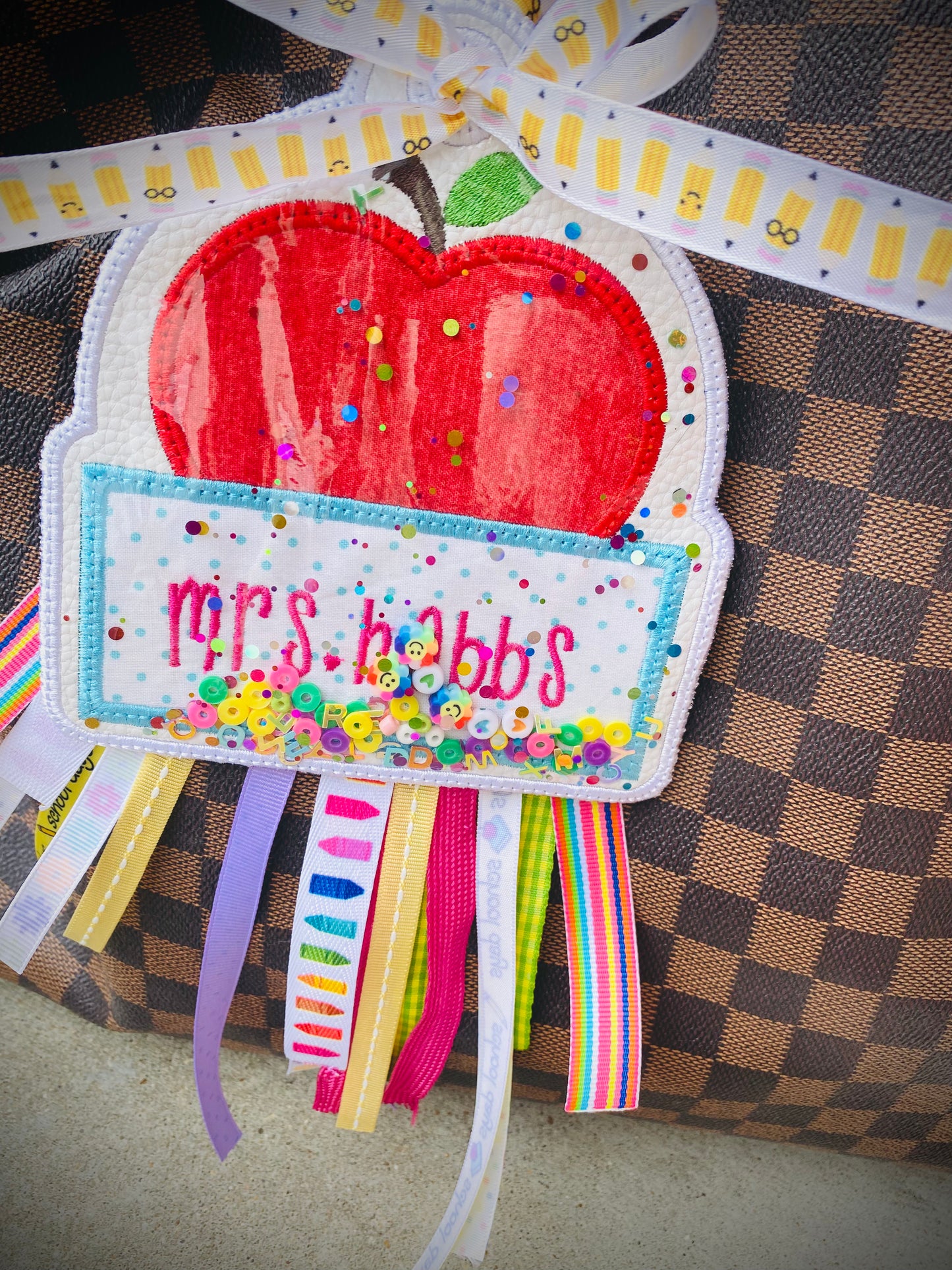 Personalized Teacher Bag tags
