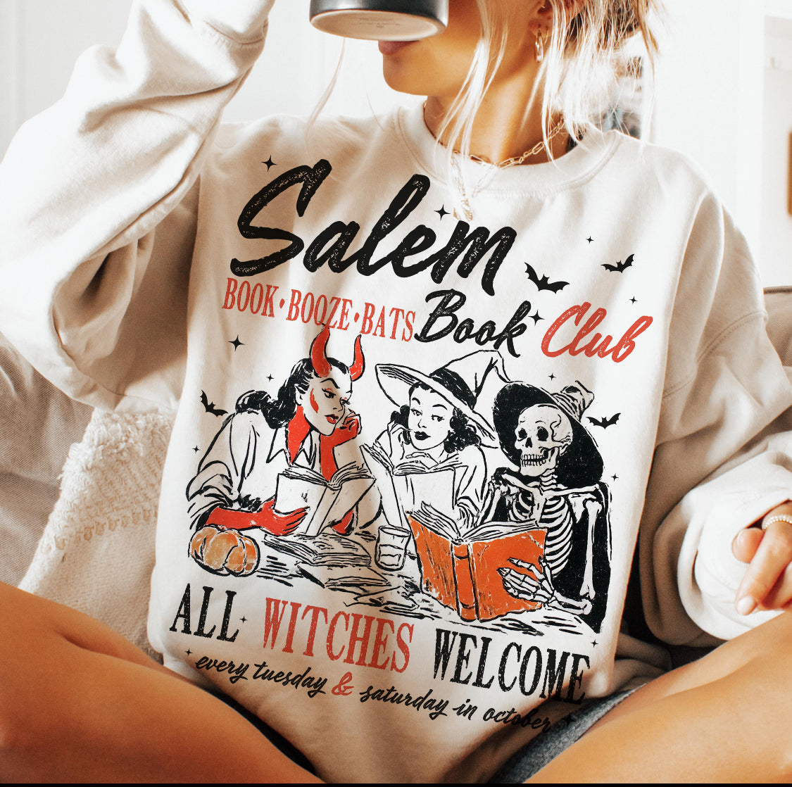 Salem Book club Crewneck