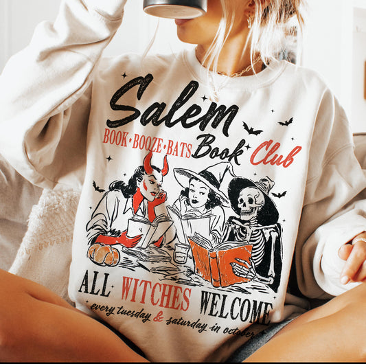 Salem Book club Crewneck