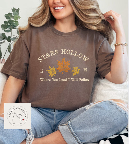 Stars  Hollow Embroidered tee