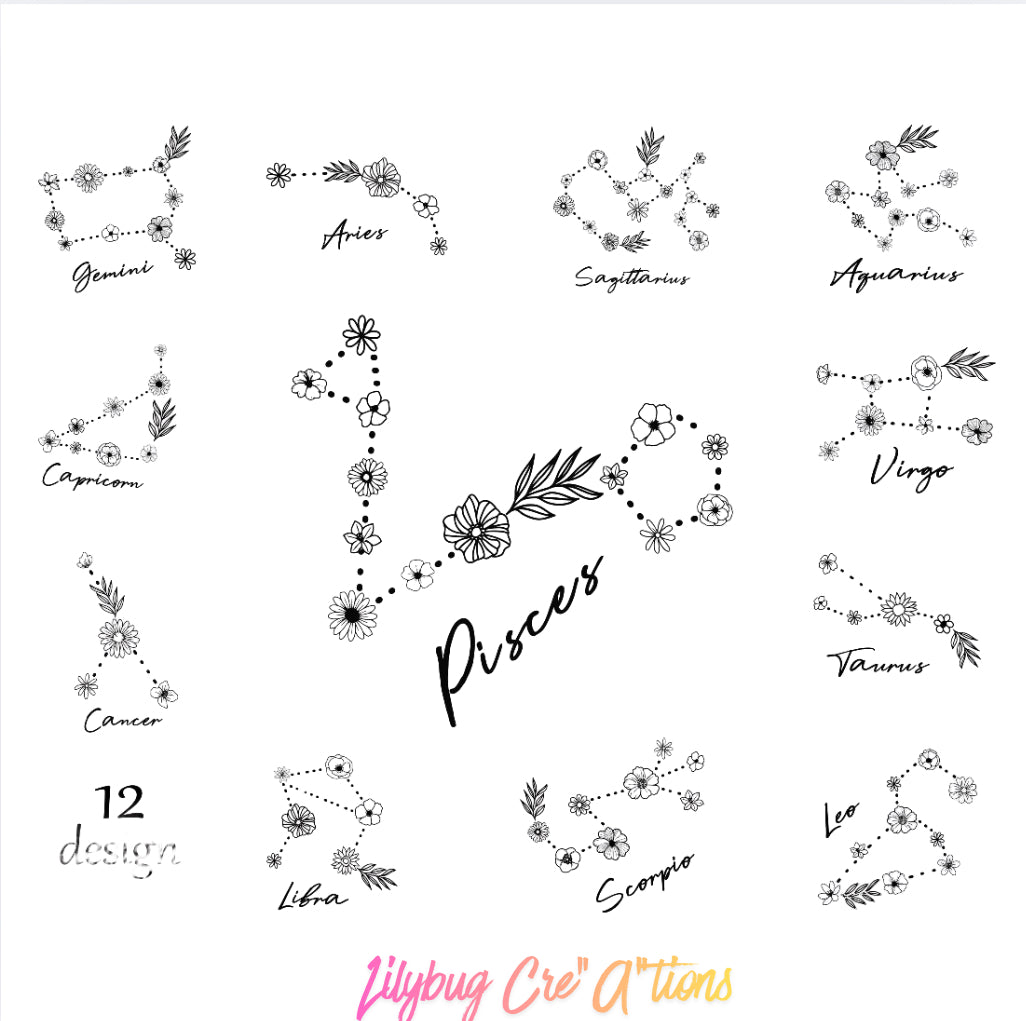 Floral Constellation embroidered shirt