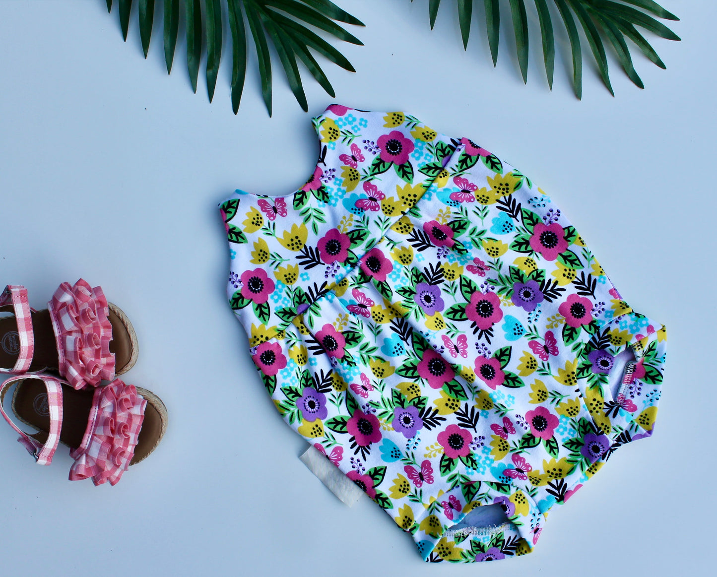 Tropical Floral Romper