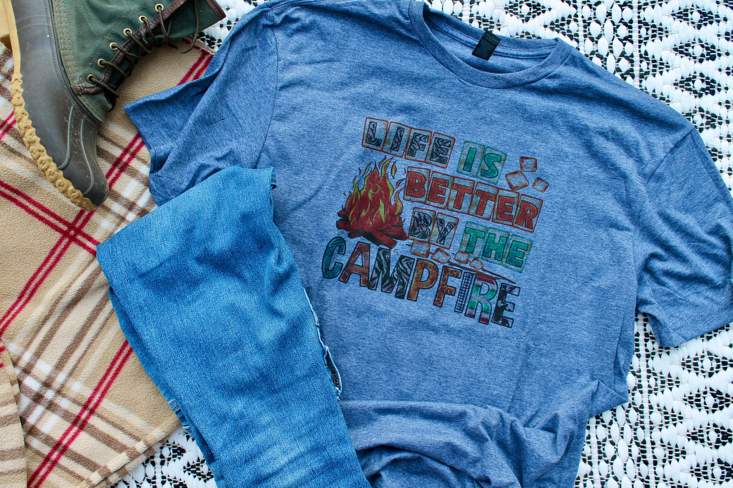 Life is Better Around the Campfire Tee