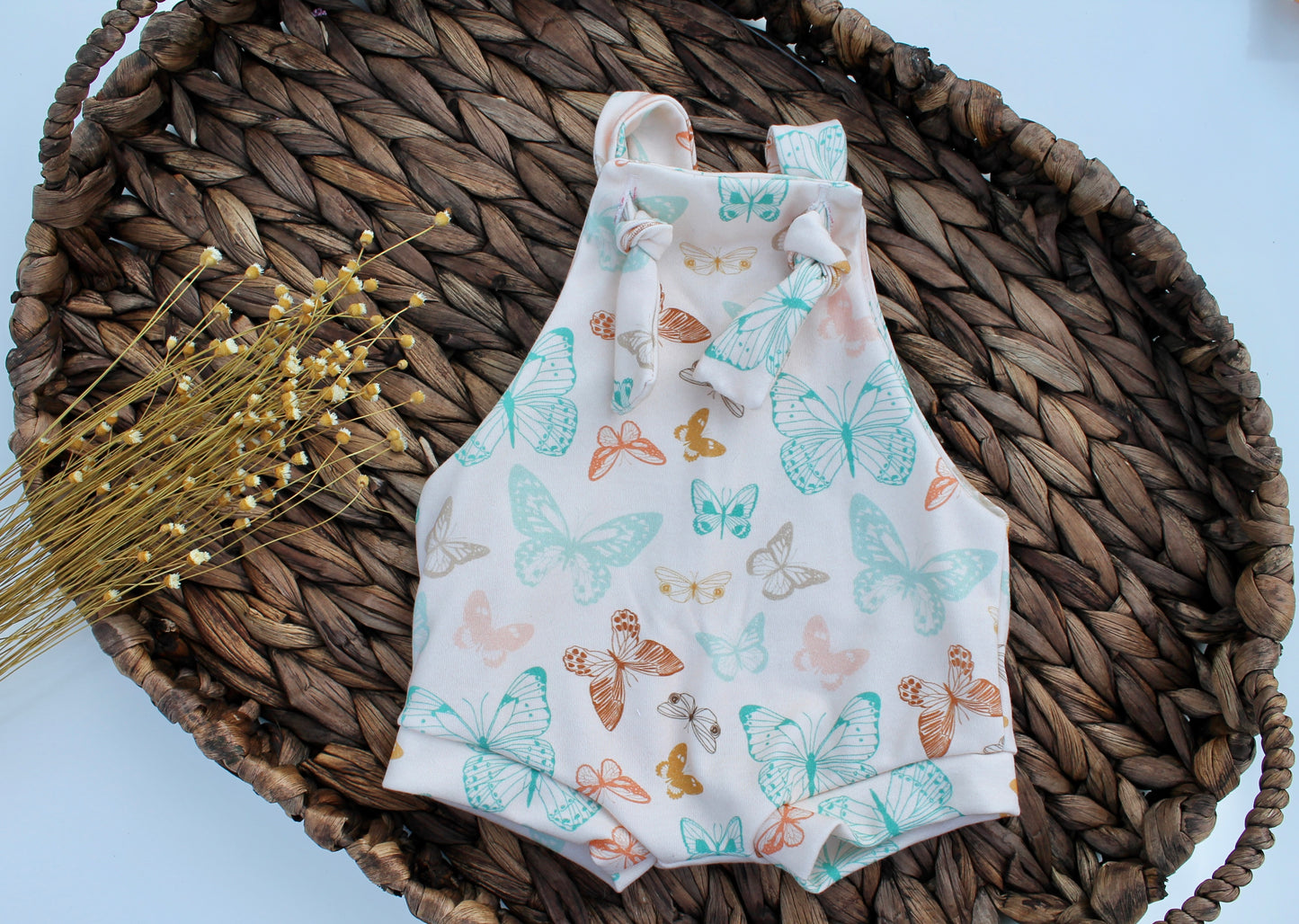 Boho Knotted Overalls