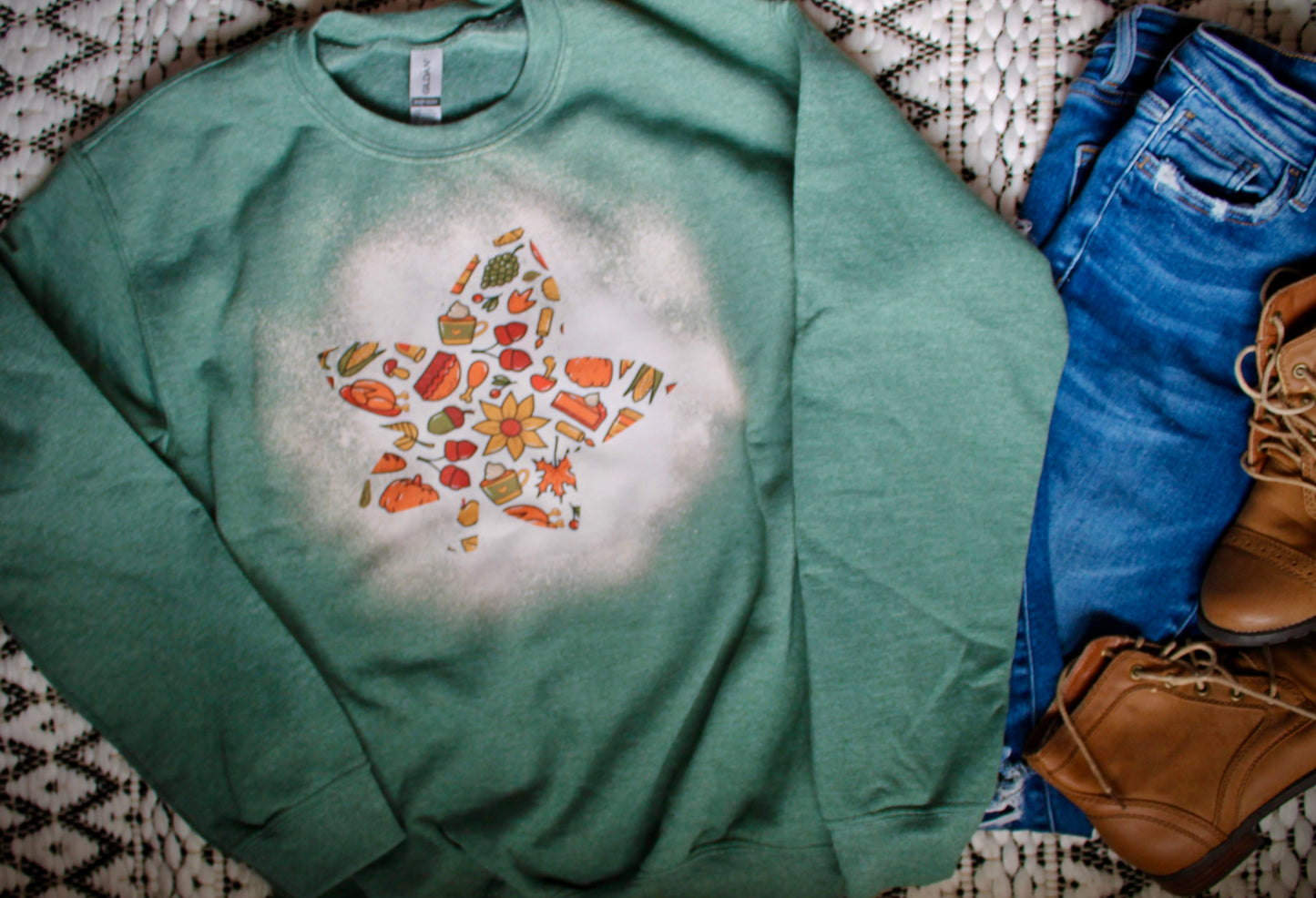 Fall Leaf Sweatshirt Design