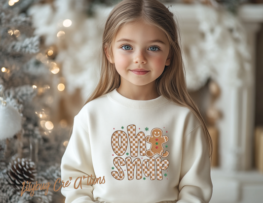 Oh snap embroidered shirt