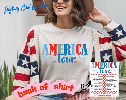 America Tour tee