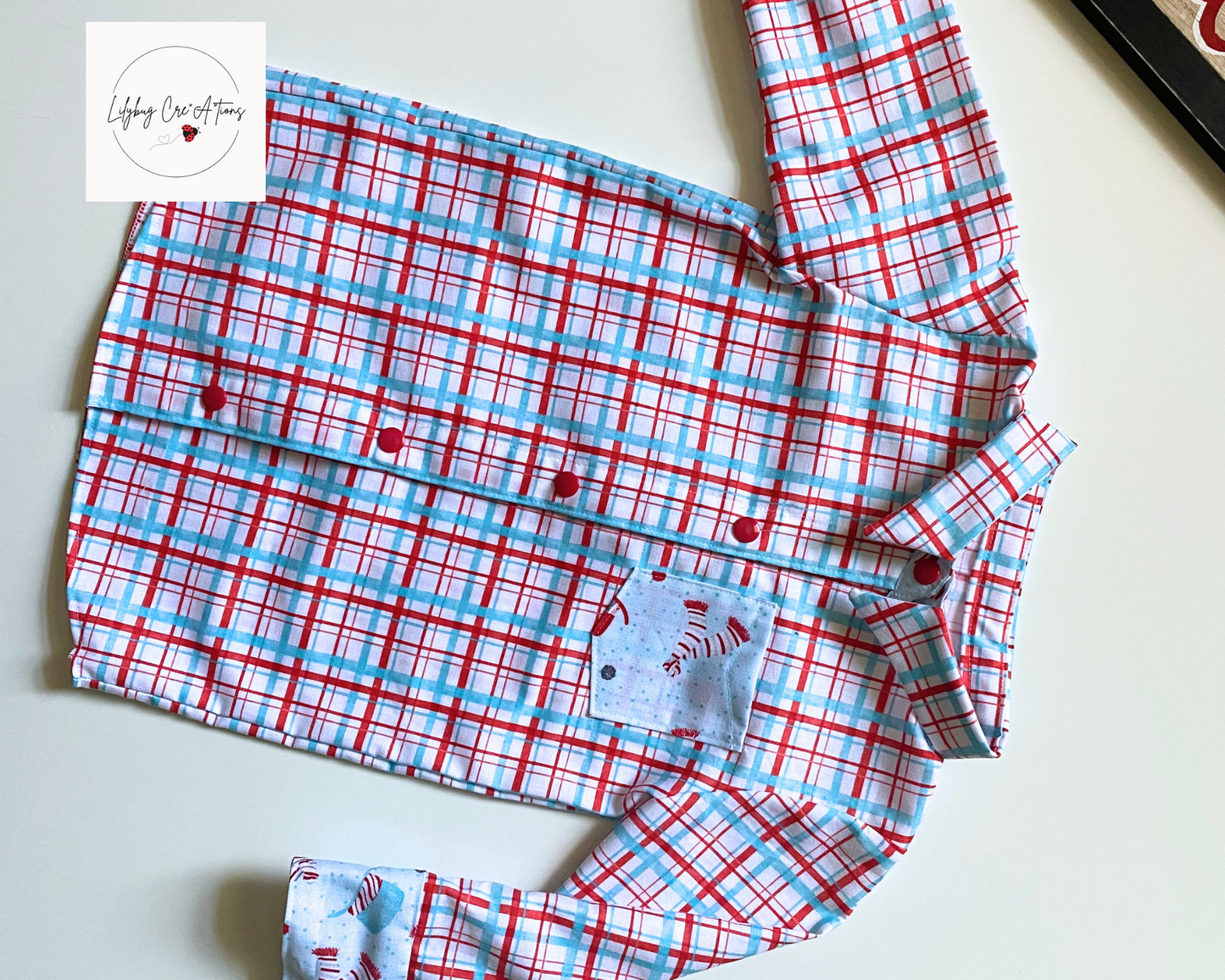 Peppermint Stick Boys Button Down Shirt