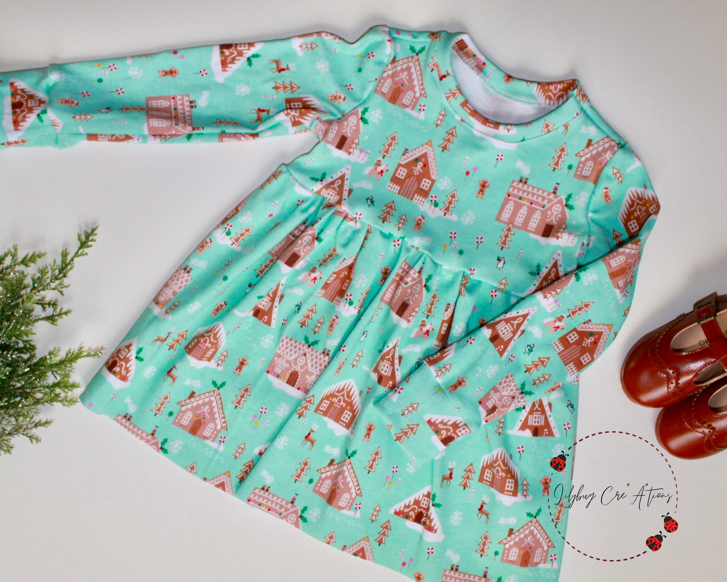 Gingerbread Village Dress