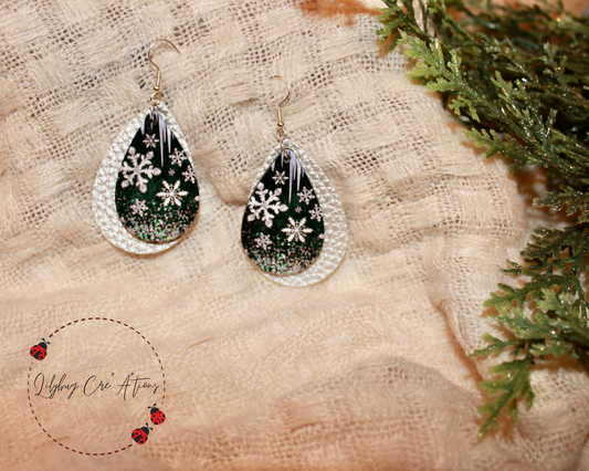 snowflake earring