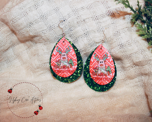 Reindeer Earrings