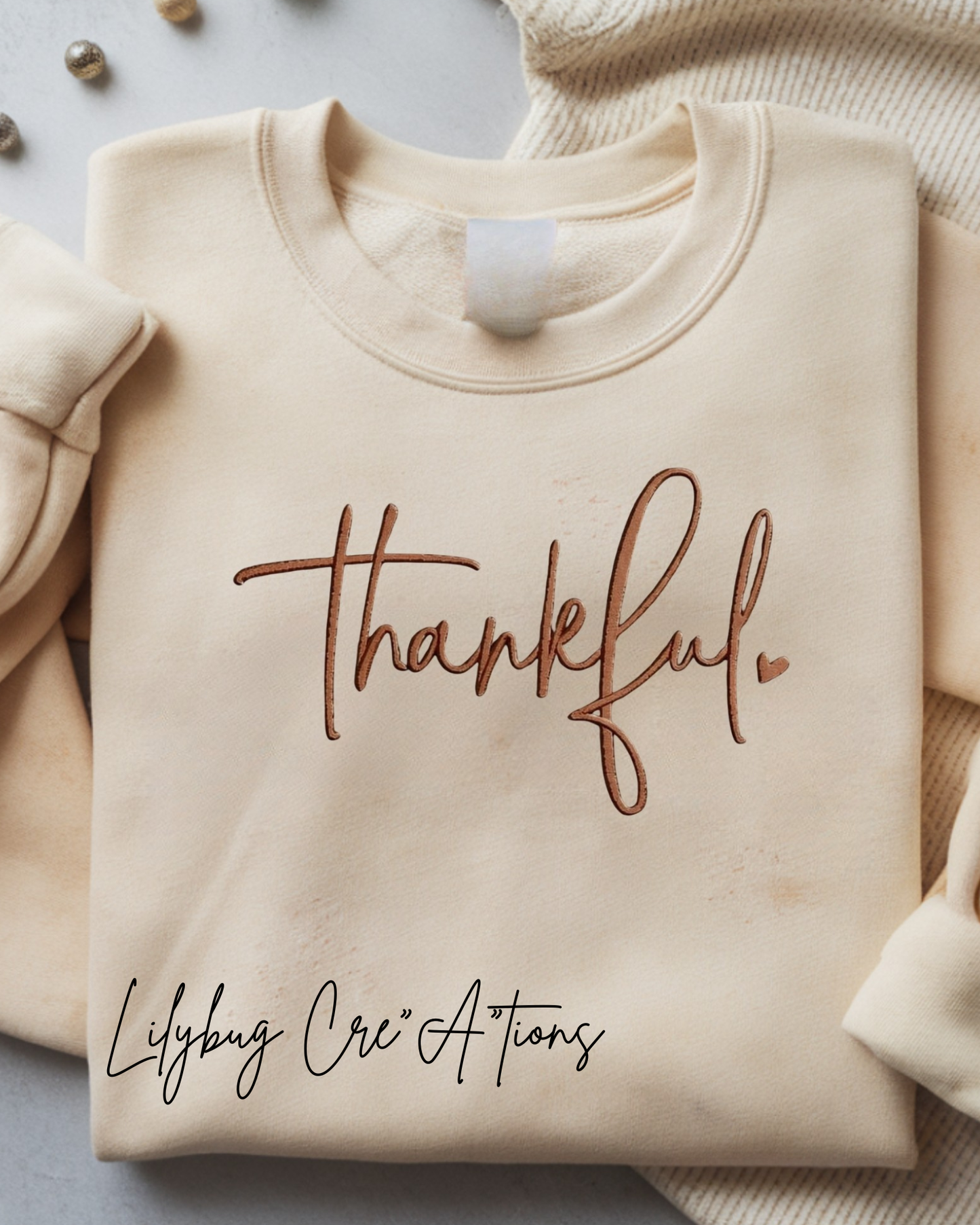 "Thankful" Crewneck (Please read description before purchase)