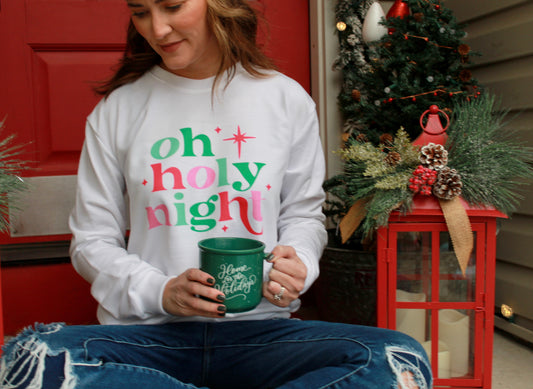 Oh Holy Night Graphic Sweatshirt