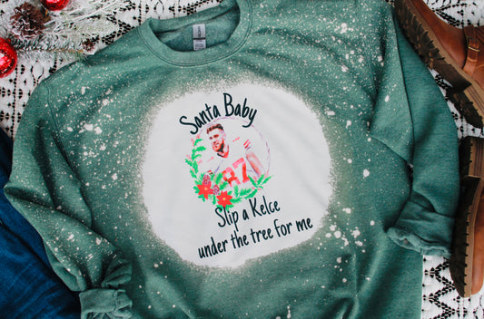 Travis Kelce Christmas sweatshirt