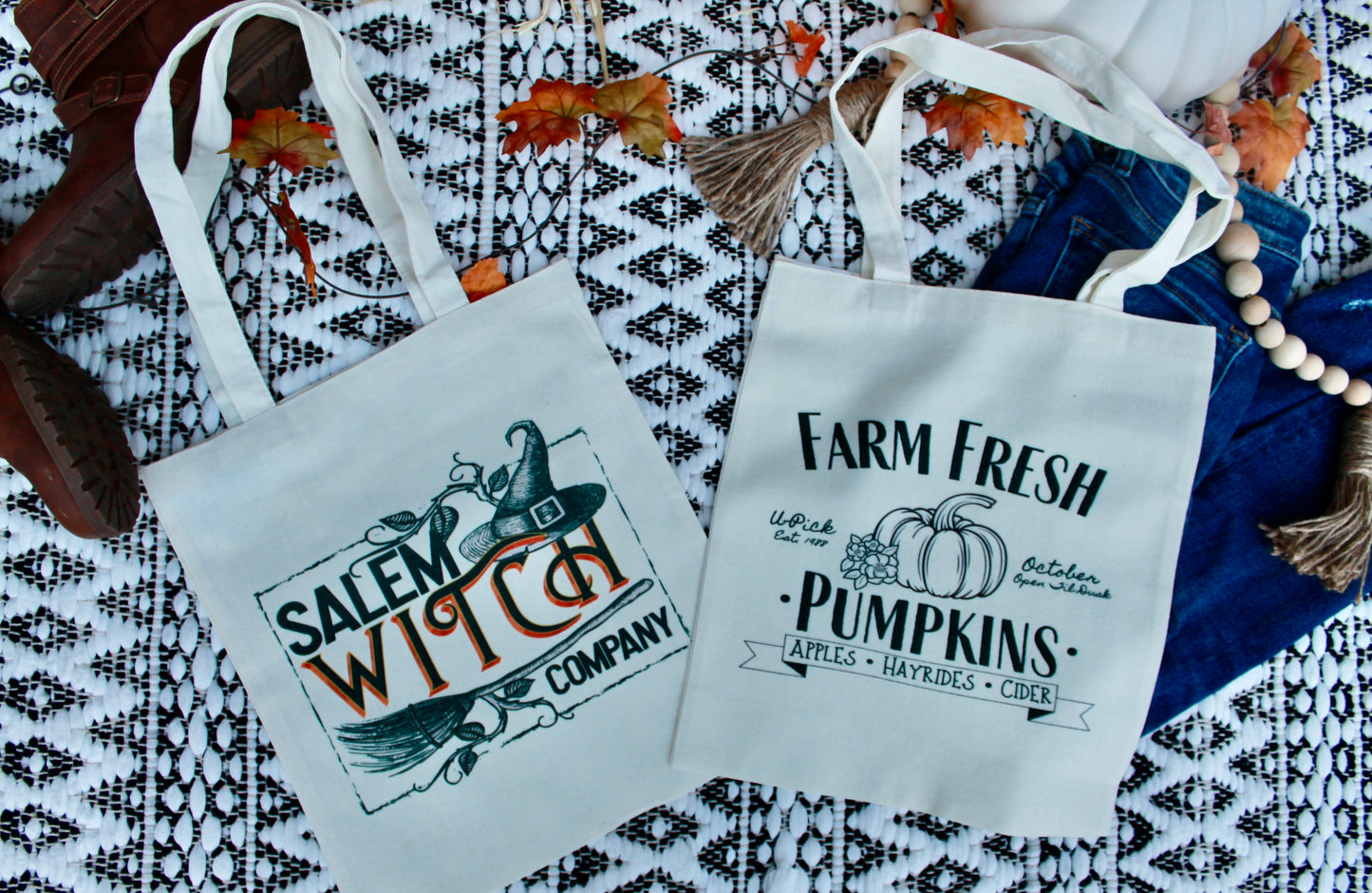 Halloween/Fall totes