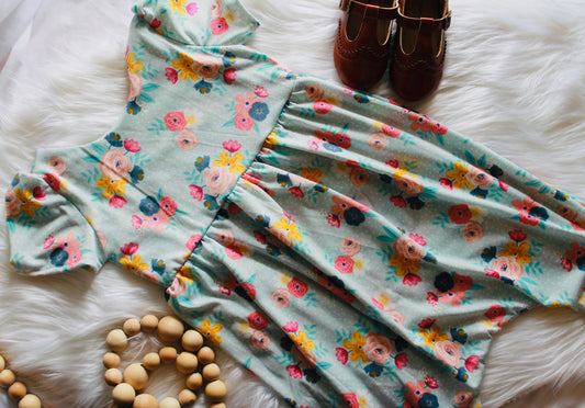 Early Spring Bouquet Romper